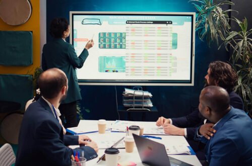 Event management software dashboard showing hybrid event planning and attendee management features