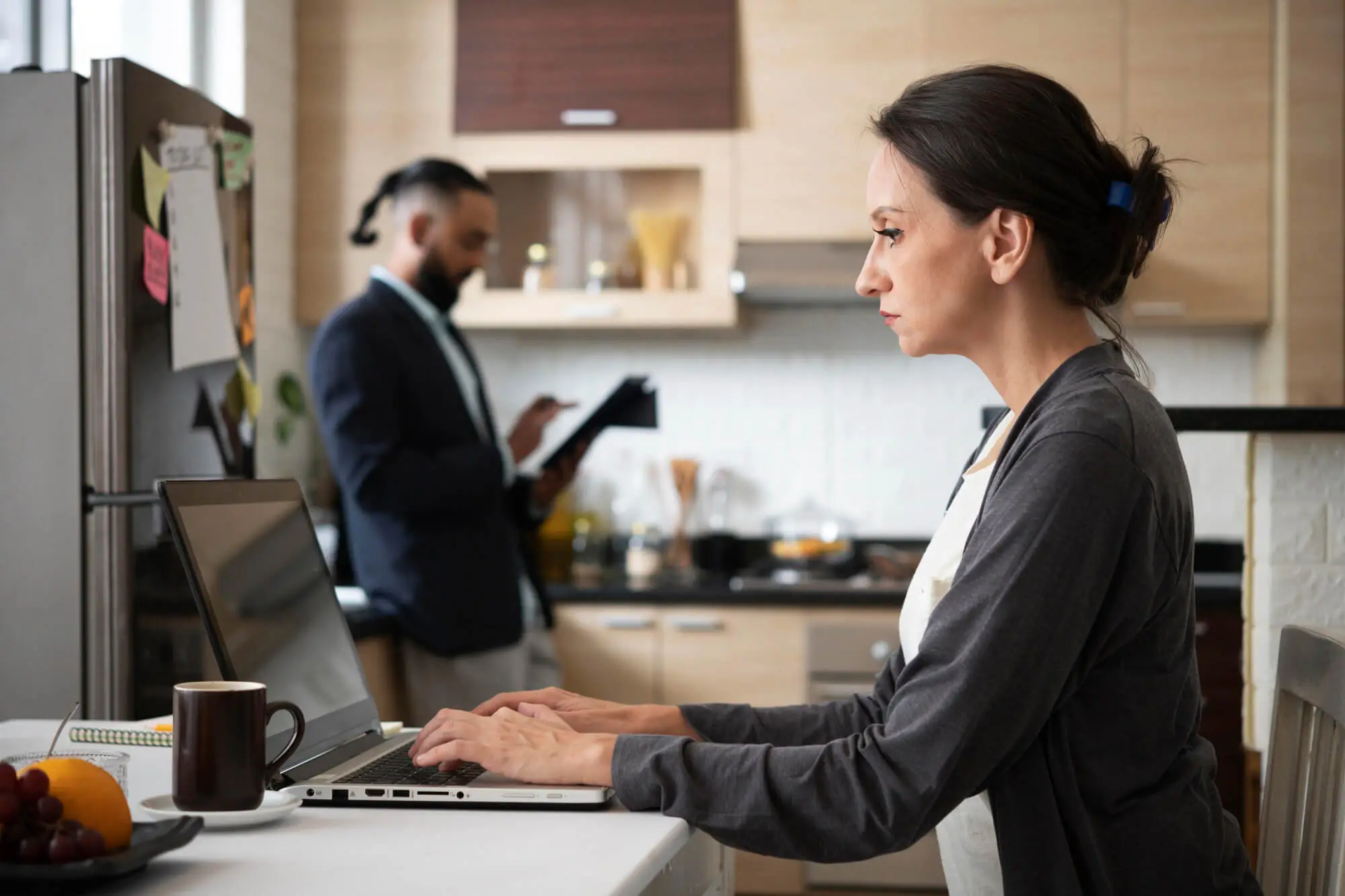 Hotel front desk staff using managed IT systems provided by PANAT Experts in Wisconsin